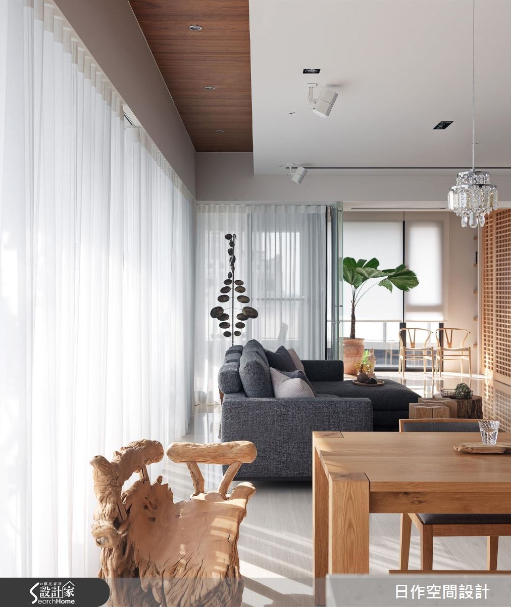 42坪新成屋(5年以下)＿休閒風客廳餐廳案例圖片＿日作空間設計有限公司＿日作_11之16