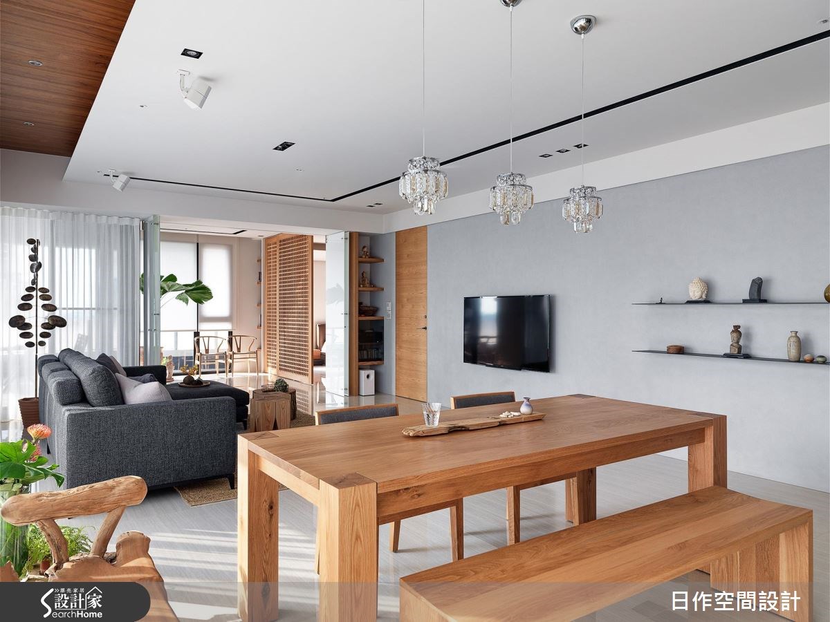 42坪新成屋(5年以下)＿休閒風客廳餐廳案例圖片＿日作空間設計有限公司＿日作_11之17