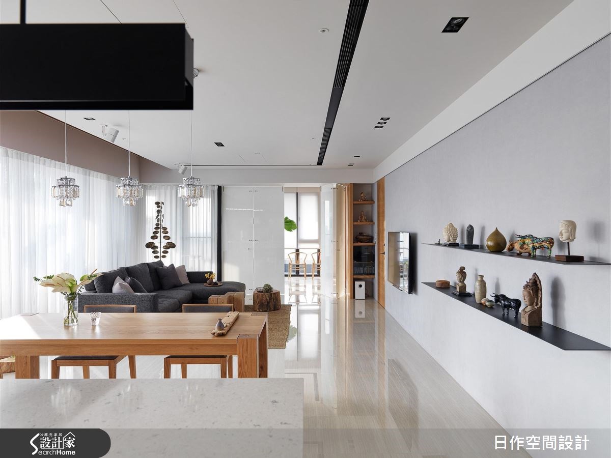 42坪新成屋(5年以下)＿休閒風客廳餐廳案例圖片＿日作空間設計有限公司＿日作_11之18