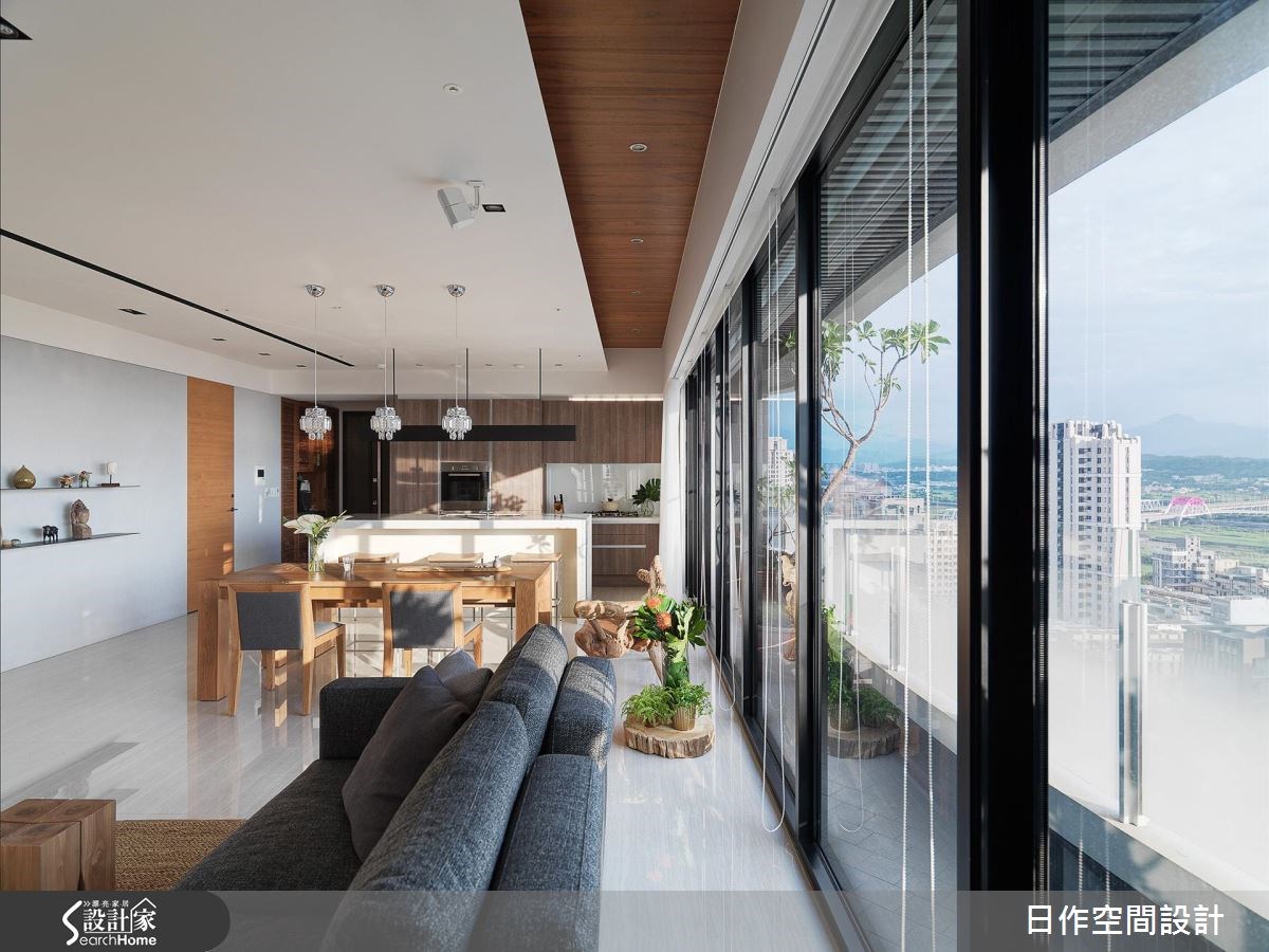 42坪新成屋(5年以下)＿休閒風客廳餐廳案例圖片＿日作空間設計有限公司＿日作_11之19