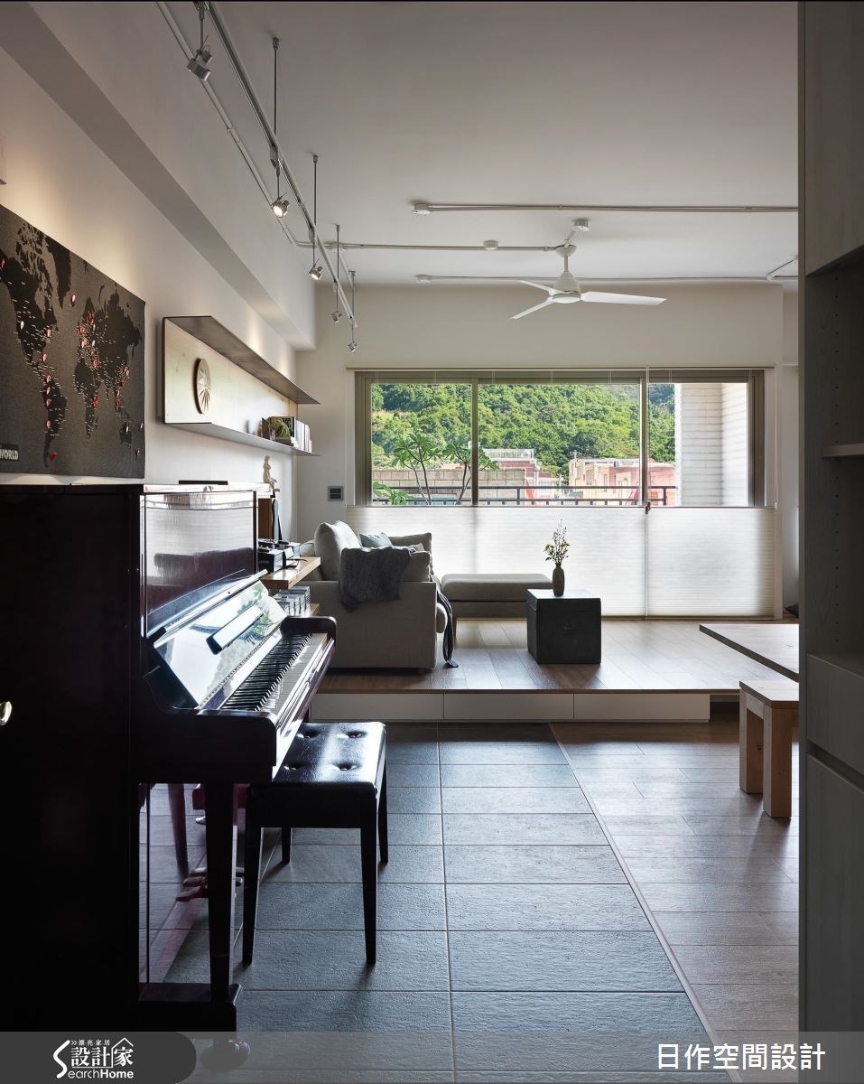 32坪中古屋(5~15年)＿簡約風客廳臥榻案例圖片＿日作空間設計有限公司＿日作_12之9