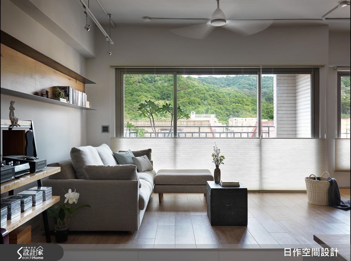 32坪中古屋(5~15年)＿簡約風客廳臥榻案例圖片＿日作空間設計有限公司＿日作_12之18