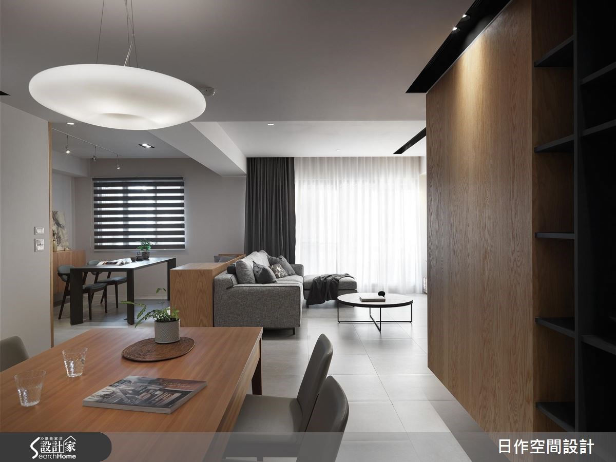 40坪老屋(16~30年)＿簡約風客廳餐廳書房案例圖片＿日作空間設計有限公司＿日作_14之11