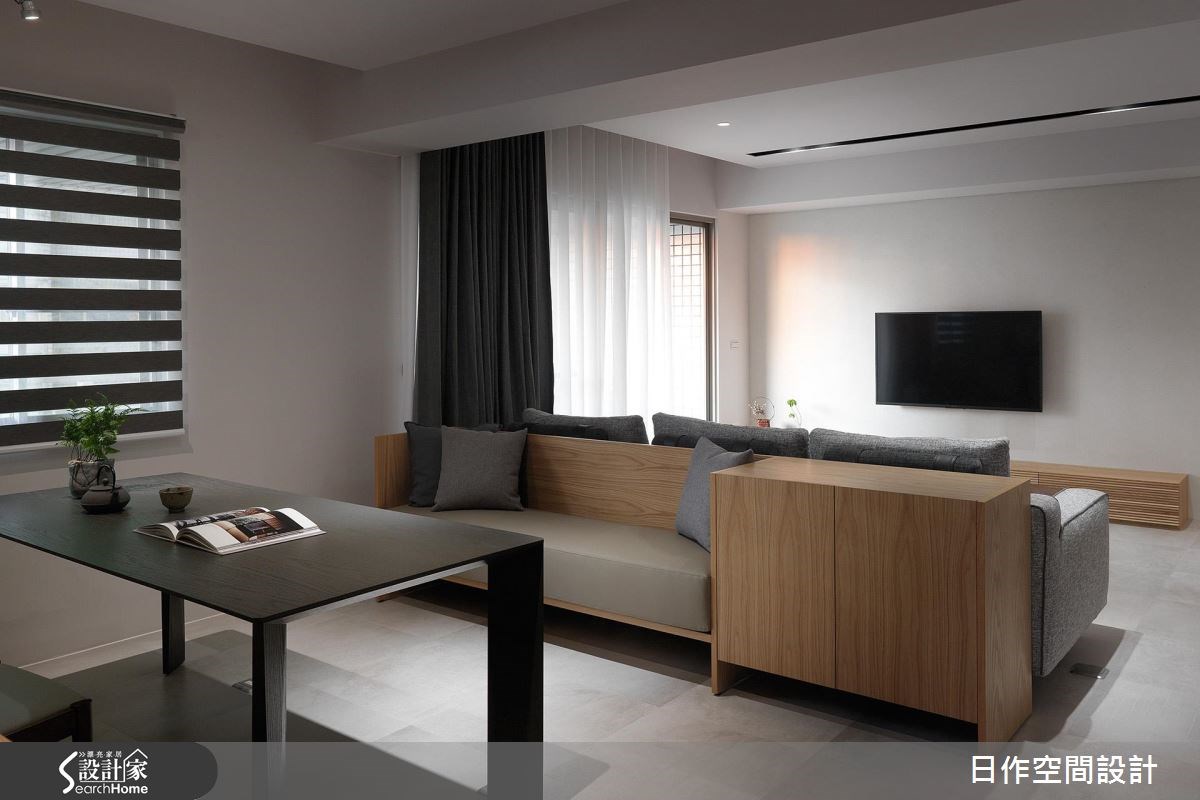 40坪老屋(16~30年)＿簡約風客廳書房案例圖片＿日作空間設計有限公司＿日作_14之12