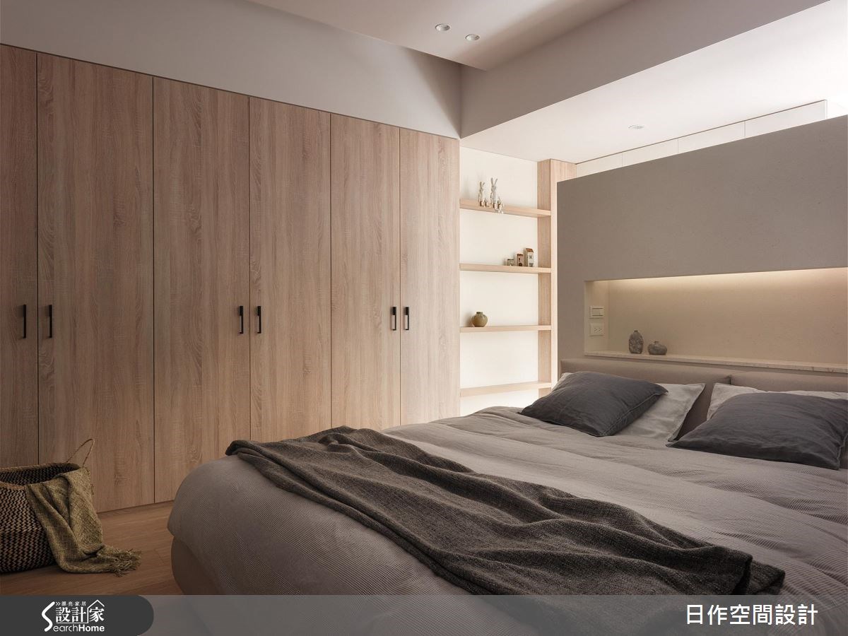 40坪老屋(16~30年)＿簡約風臥室案例圖片＿日作空間設計有限公司＿日作_14之17