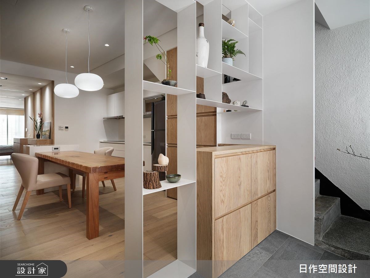 22坪老屋(16~30年)＿簡約風玄關樓梯案例圖片＿日作空間設計有限公司＿日作_15之3