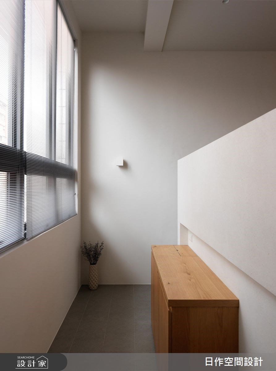 40坪老屋(16~30年)＿簡約風玄關案例圖片＿日作空間設計有限公司＿日作_17之3