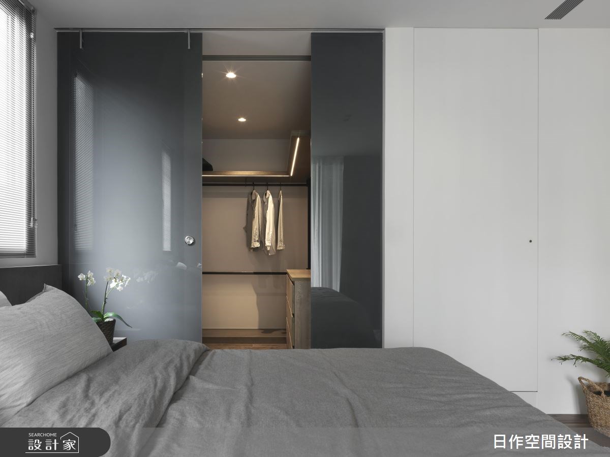 38坪老屋(16~30年)＿現代風臥室更衣間案例圖片＿日作空間設計有限公司＿日作_18之23