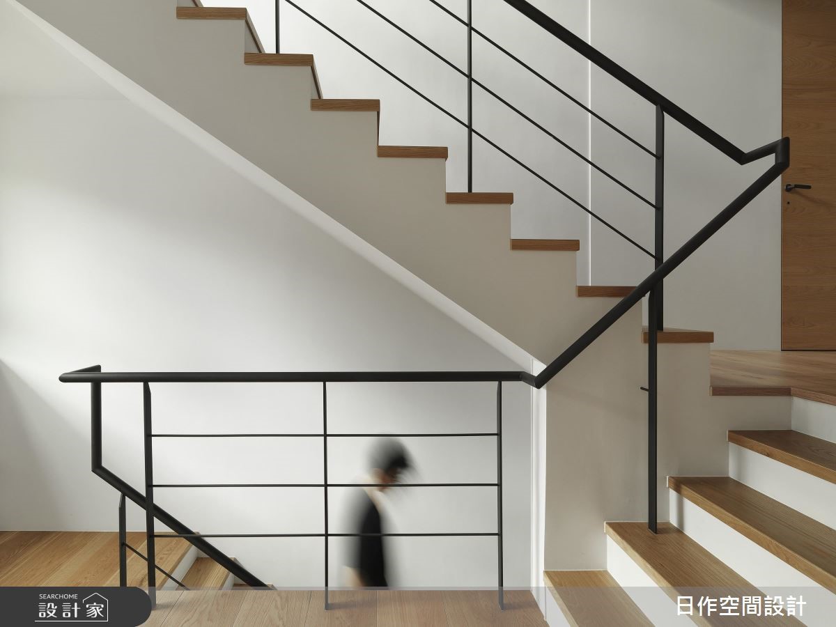 150坪新成屋(5年以下)＿新中式風樓梯案例圖片＿日作空間設計有限公司＿日作_19之21