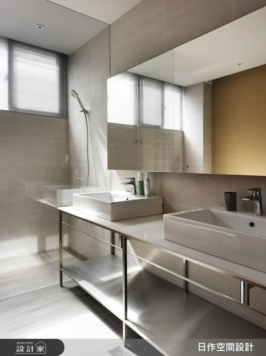 中古屋(5~15年)＿日式無印風浴室案例圖片＿日作空間設計有限公司＿日作_21之31