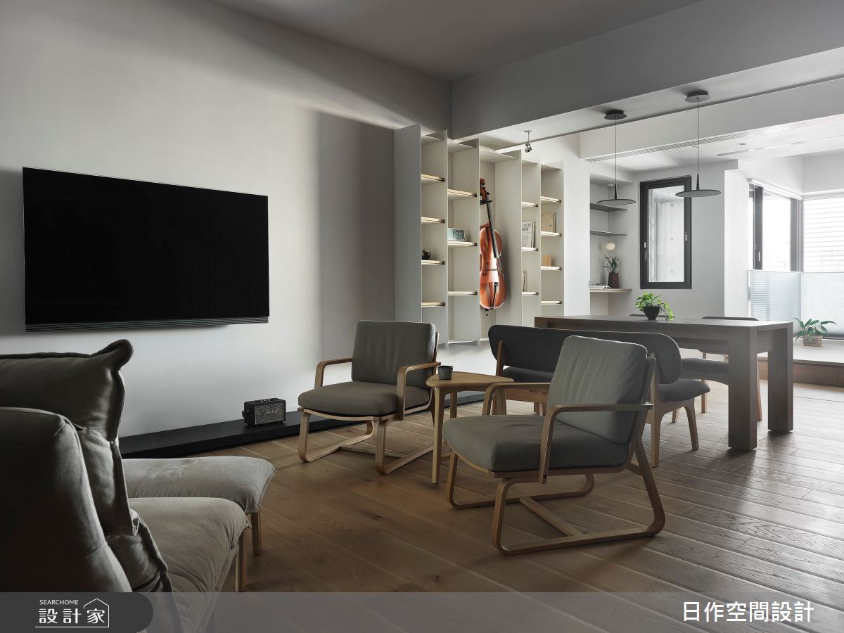 25坪新成屋(5年以下)＿人文禪風客廳案例圖片＿日作空間設計有限公司＿日作_22之10