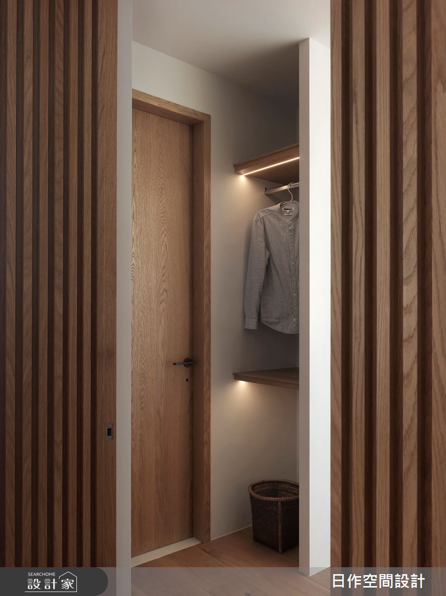 25坪新成屋(5年以下)＿人文禪風更衣間案例圖片＿日作空間設計有限公司＿日作_22之26