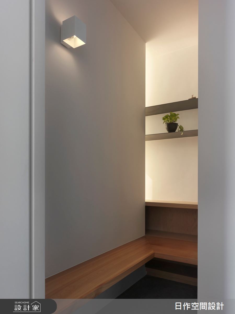 32坪新成屋(5年以下)＿日式無印風玄關案例圖片＿日作空間設計有限公司＿日作_25之2