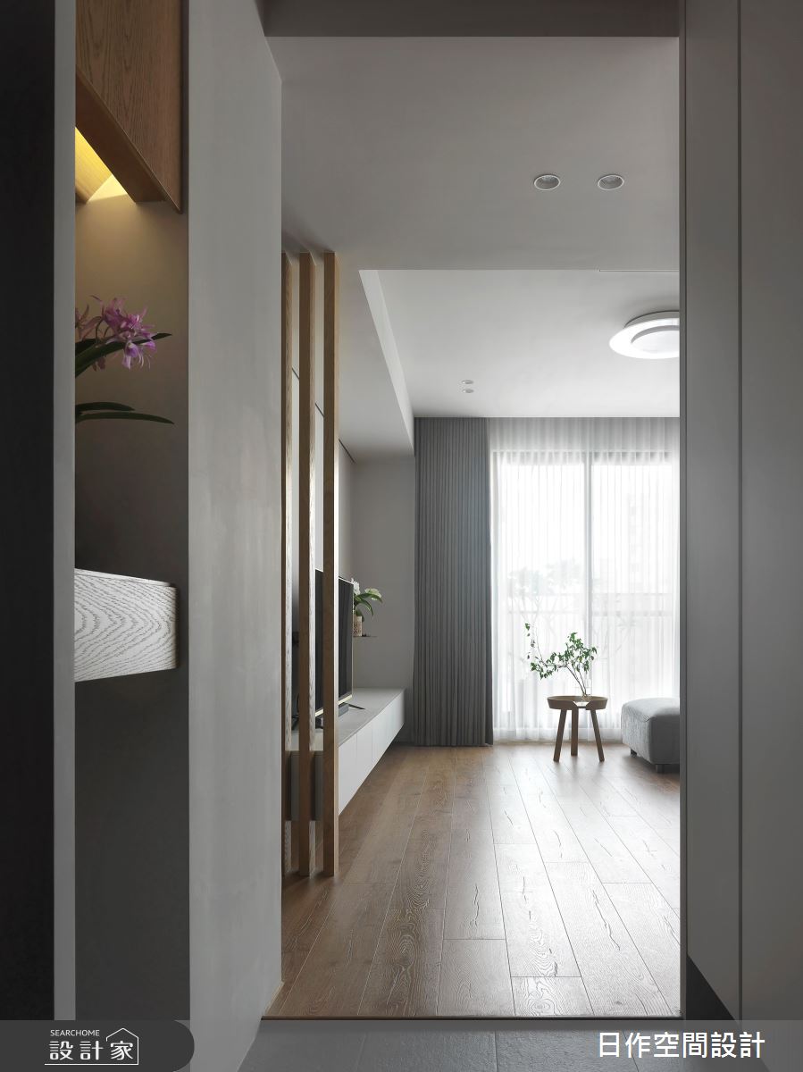 32坪新成屋(5年以下)＿日式無印風玄關案例圖片＿日作空間設計有限公司＿日作_25之5