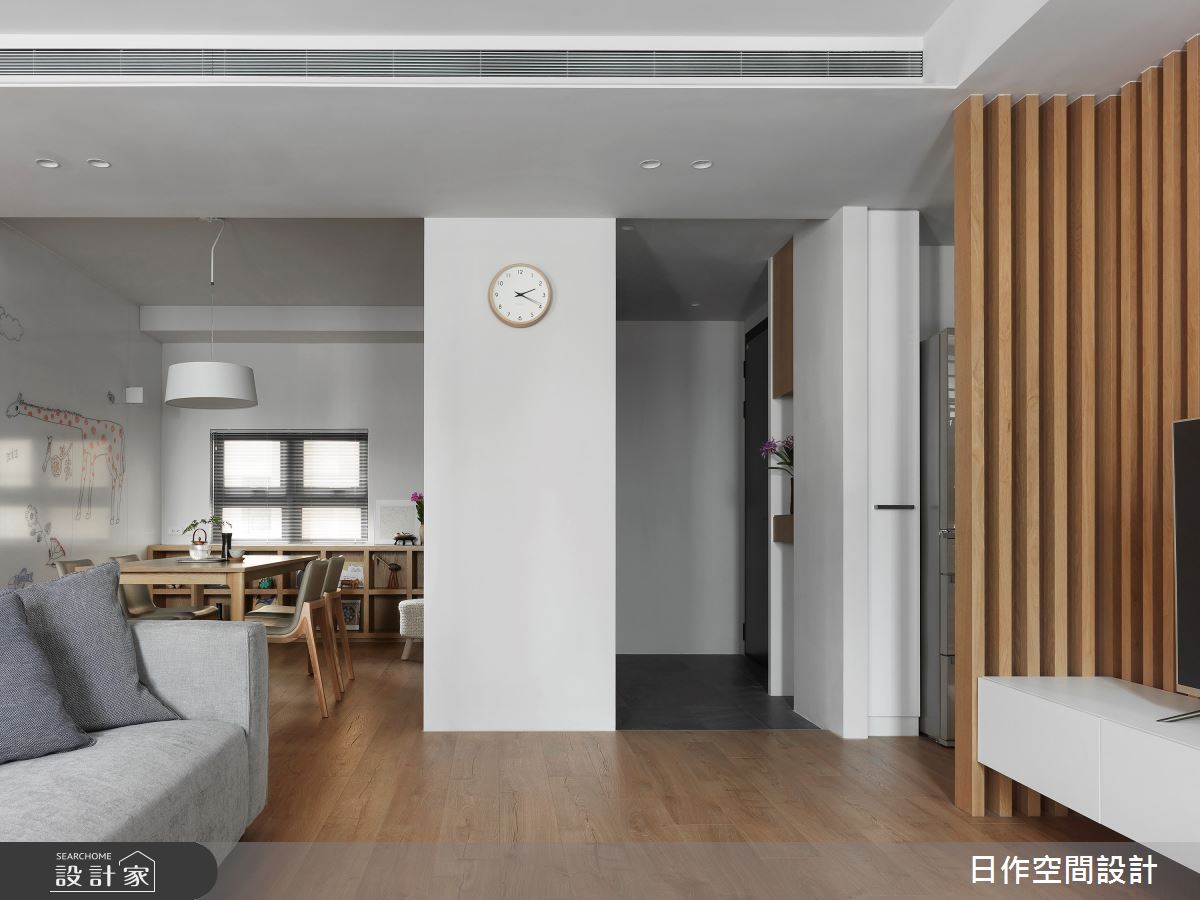 32坪新成屋(5年以下)＿日式無印風玄關客廳案例圖片＿日作空間設計有限公司＿日作_25之9