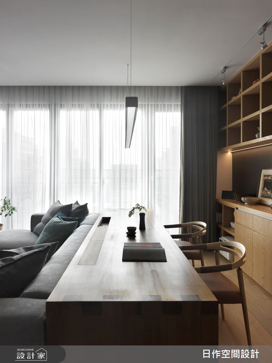 32坪新成屋(5年以下)＿日式無印風書房案例圖片＿日作空間設計有限公司＿日作_25之12