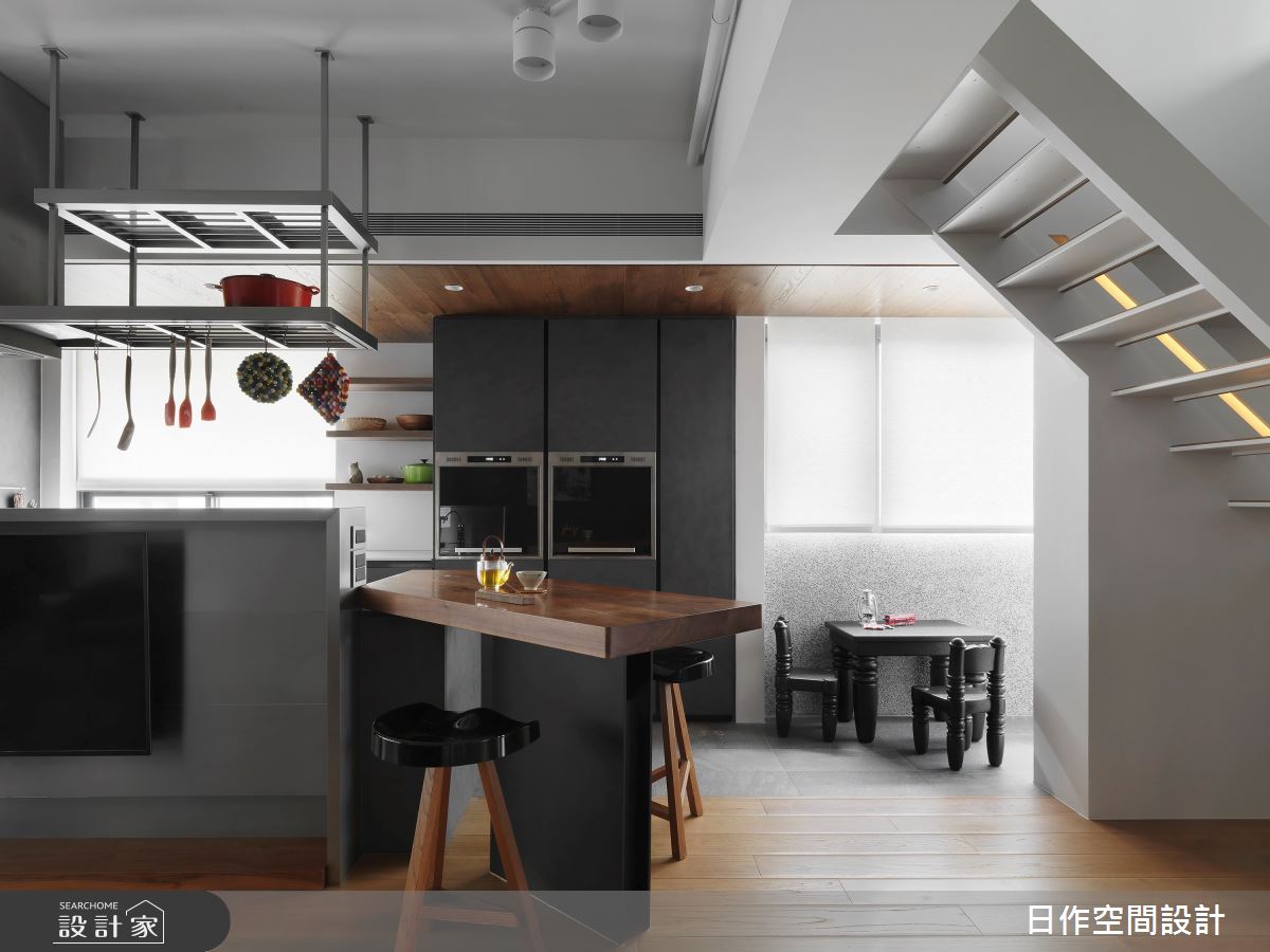 老屋(31~40年)＿休閒人文風廚房案例圖片＿日作空間設計有限公司＿日作_26之17