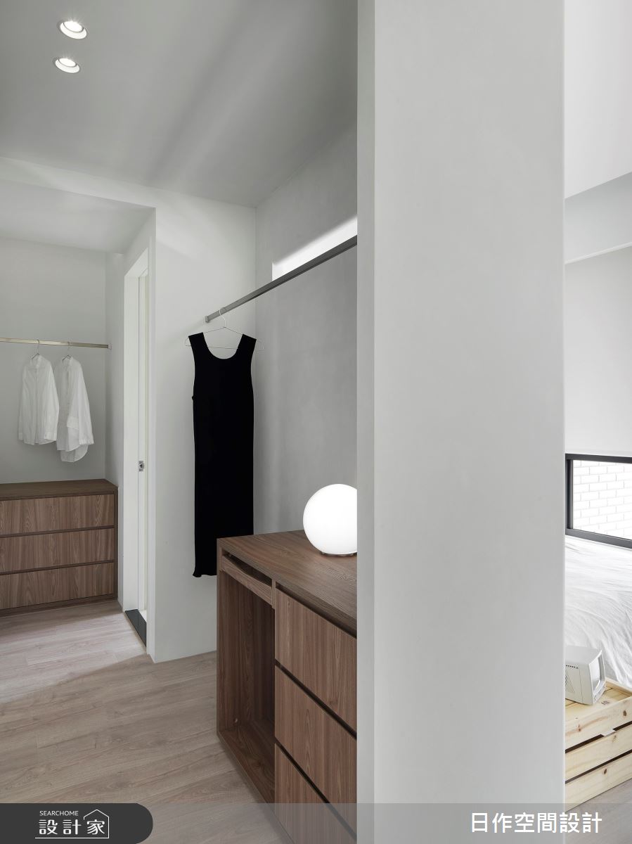 新成屋(5年以下)＿日式無印風更衣間案例圖片＿日作空間設計有限公司＿日作_29之23