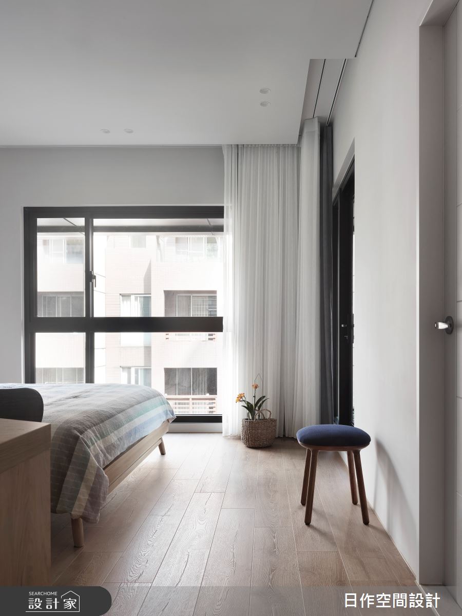 35坪新成屋(5年以下)＿日式無印風臥室案例圖片＿日作空間設計有限公司＿日作_39之21