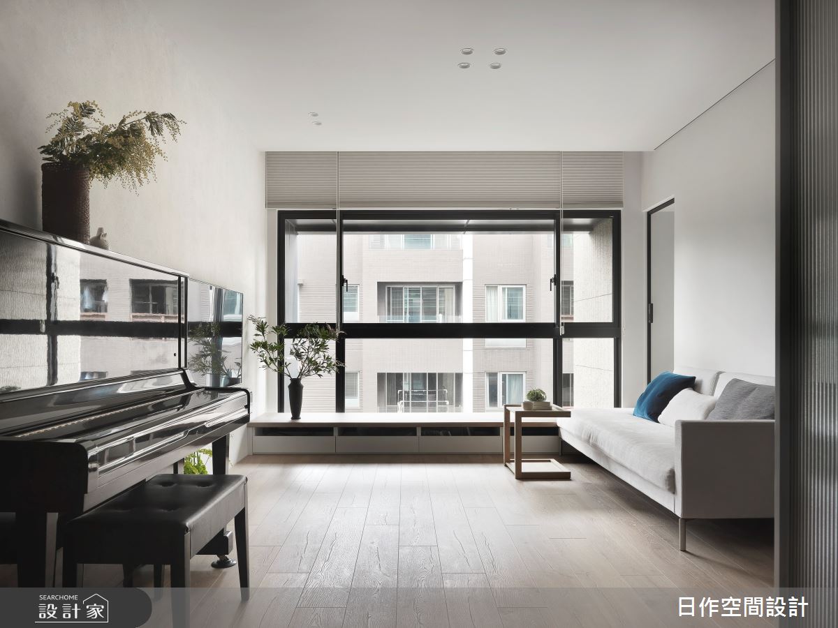 35坪新成屋(5年以下)＿日式無印風客廳案例圖片＿日作空間設計有限公司＿日作_39之3