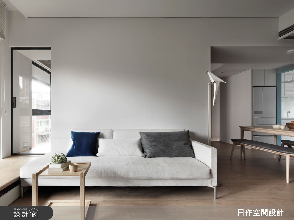 35坪新成屋(5年以下)＿日式無印風客廳案例圖片＿日作空間設計有限公司＿日作_39之7