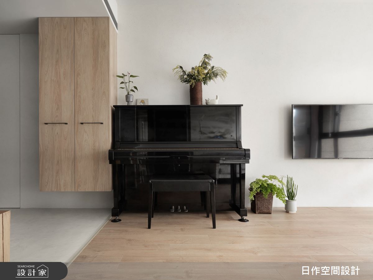 35坪新成屋(5年以下)＿日式無印風客廳案例圖片＿日作空間設計有限公司＿日作_39之2