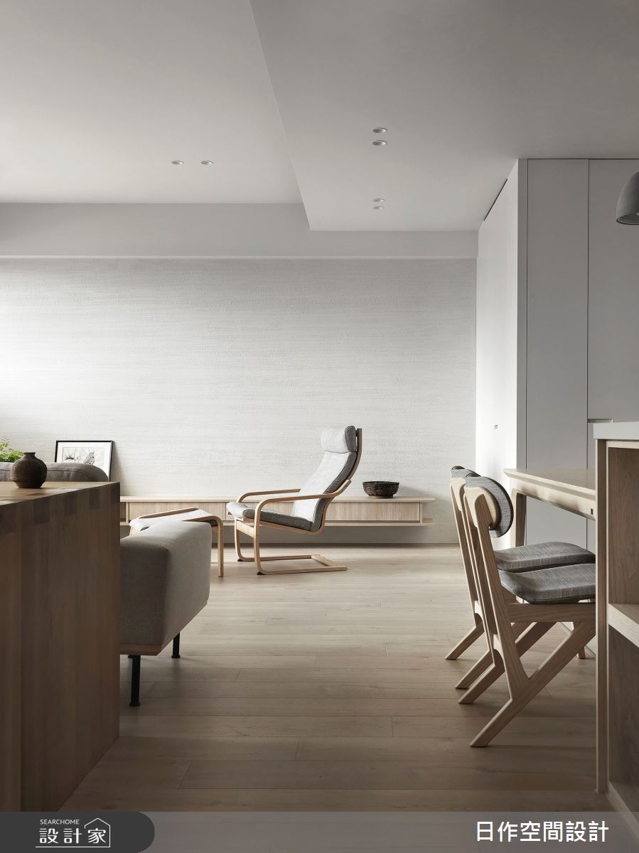 35坪新成屋(5年以下)＿日式無印風客廳案例圖片＿日作空間設計有限公司＿日作_40之9