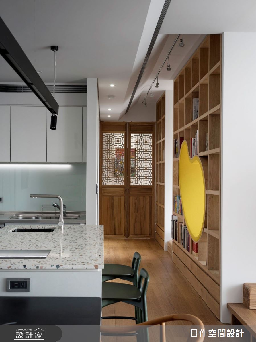 35坪新成屋(5年以下)＿新中式風走廊案例圖片＿日作空間設計有限公司＿日作_30之15