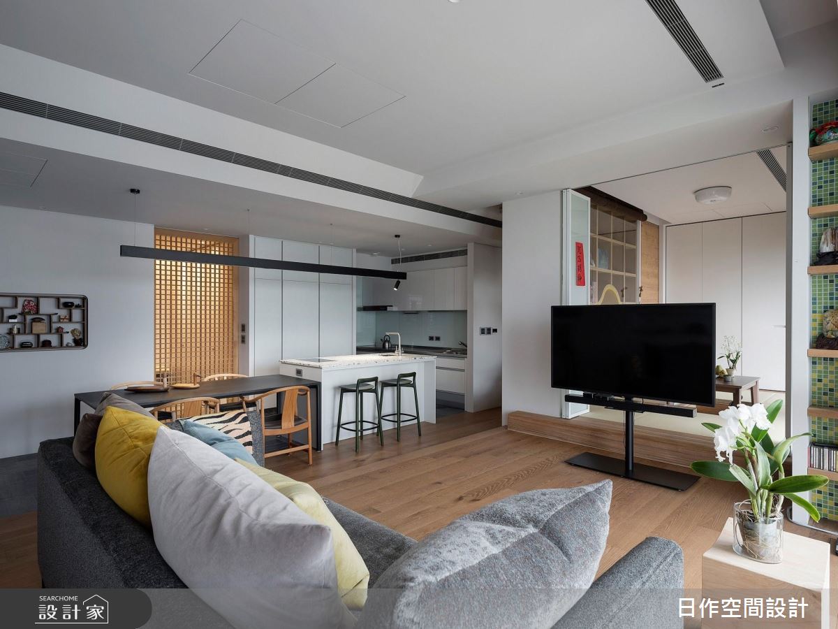 35坪新成屋(5年以下)＿新中式風客廳案例圖片＿日作空間設計有限公司＿日作_30之13
