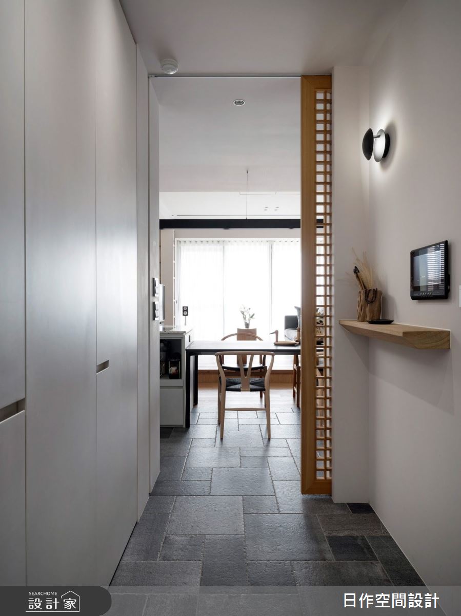 35坪新成屋(5年以下)＿新中式風玄關案例圖片＿日作空間設計有限公司＿日作_30之2