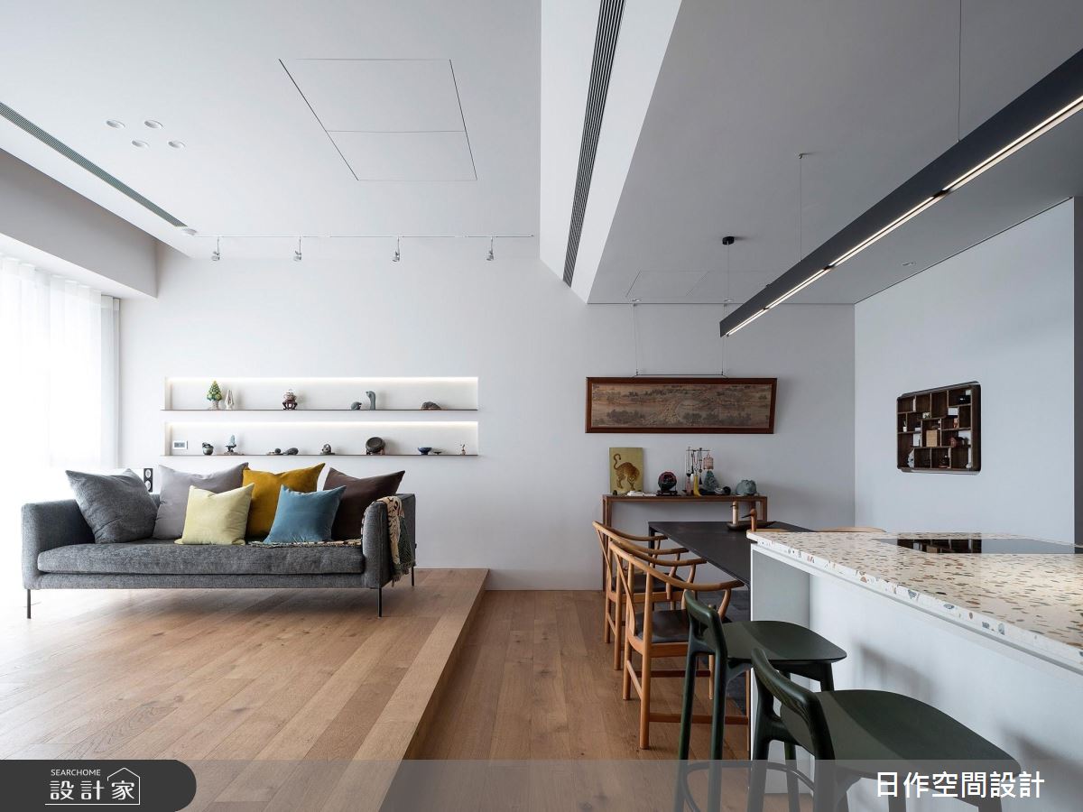 35坪新成屋(5年以下)＿新中式風客廳餐廳案例圖片＿日作空間設計有限公司＿日作_30之4
