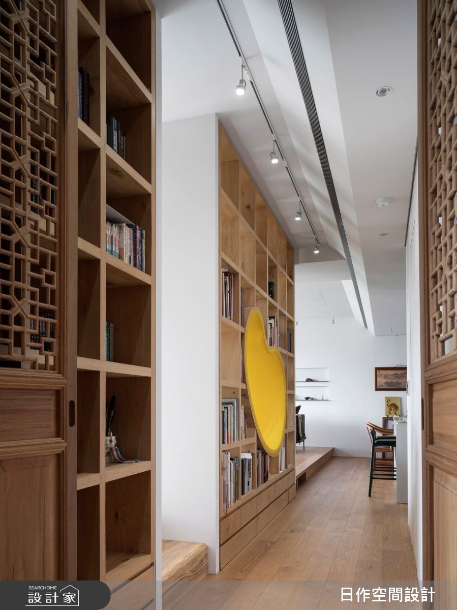 35坪新成屋(5年以下)＿新中式風走廊案例圖片＿日作空間設計有限公司＿日作_30之17