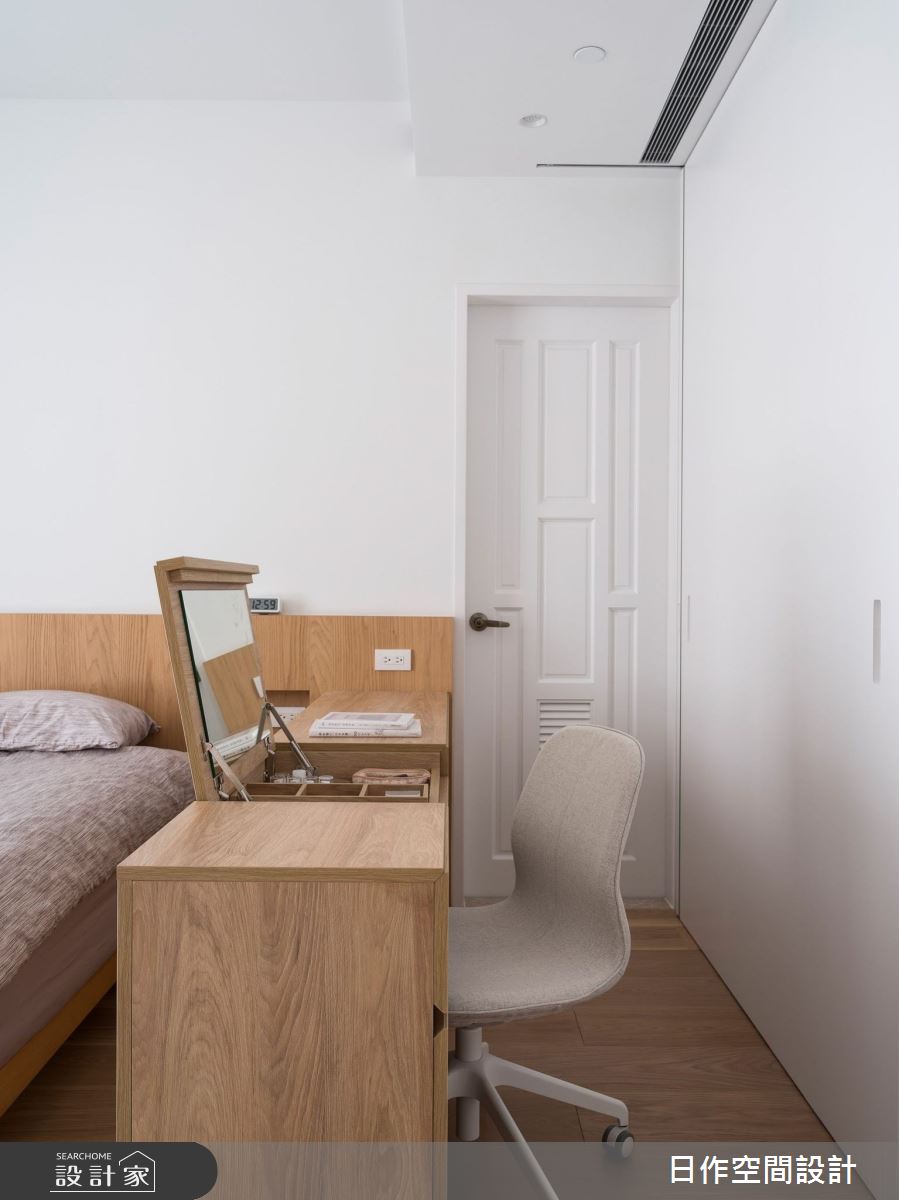 24坪新成屋(5年以下)＿日式無印風臥室案例圖片＿日作空間設計有限公司＿日作_32之22