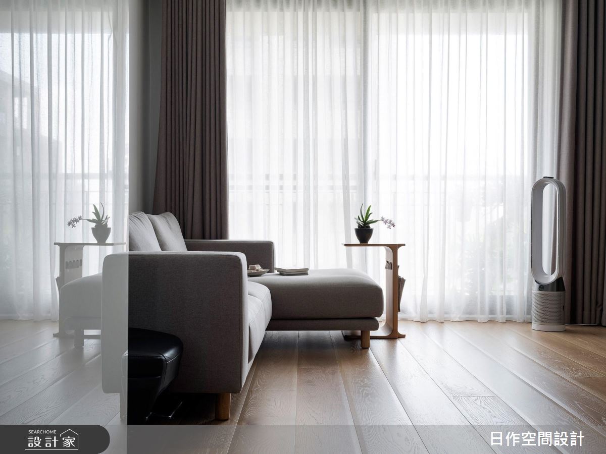 24坪新成屋(5年以下)＿日式無印風客廳案例圖片＿日作空間設計有限公司＿日作_32之17