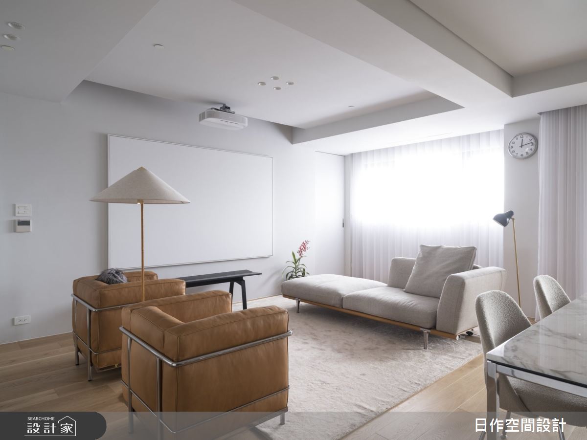 30坪新成屋(5年以下)＿簡約風客廳案例圖片＿日作空間設計有限公司＿日作_33之11