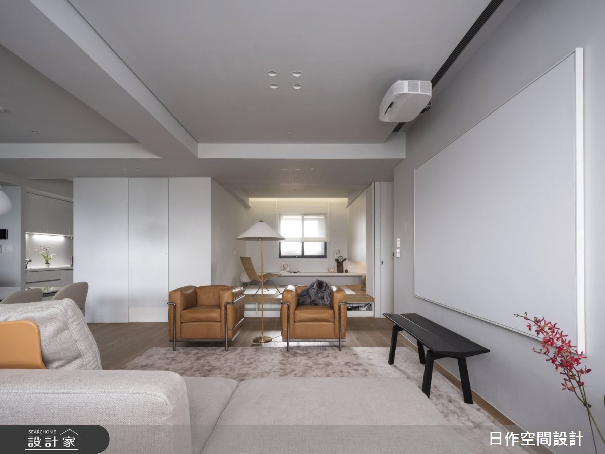 30坪新成屋(5年以下)＿簡約風客廳案例圖片＿日作空間設計有限公司＿日作_33之15