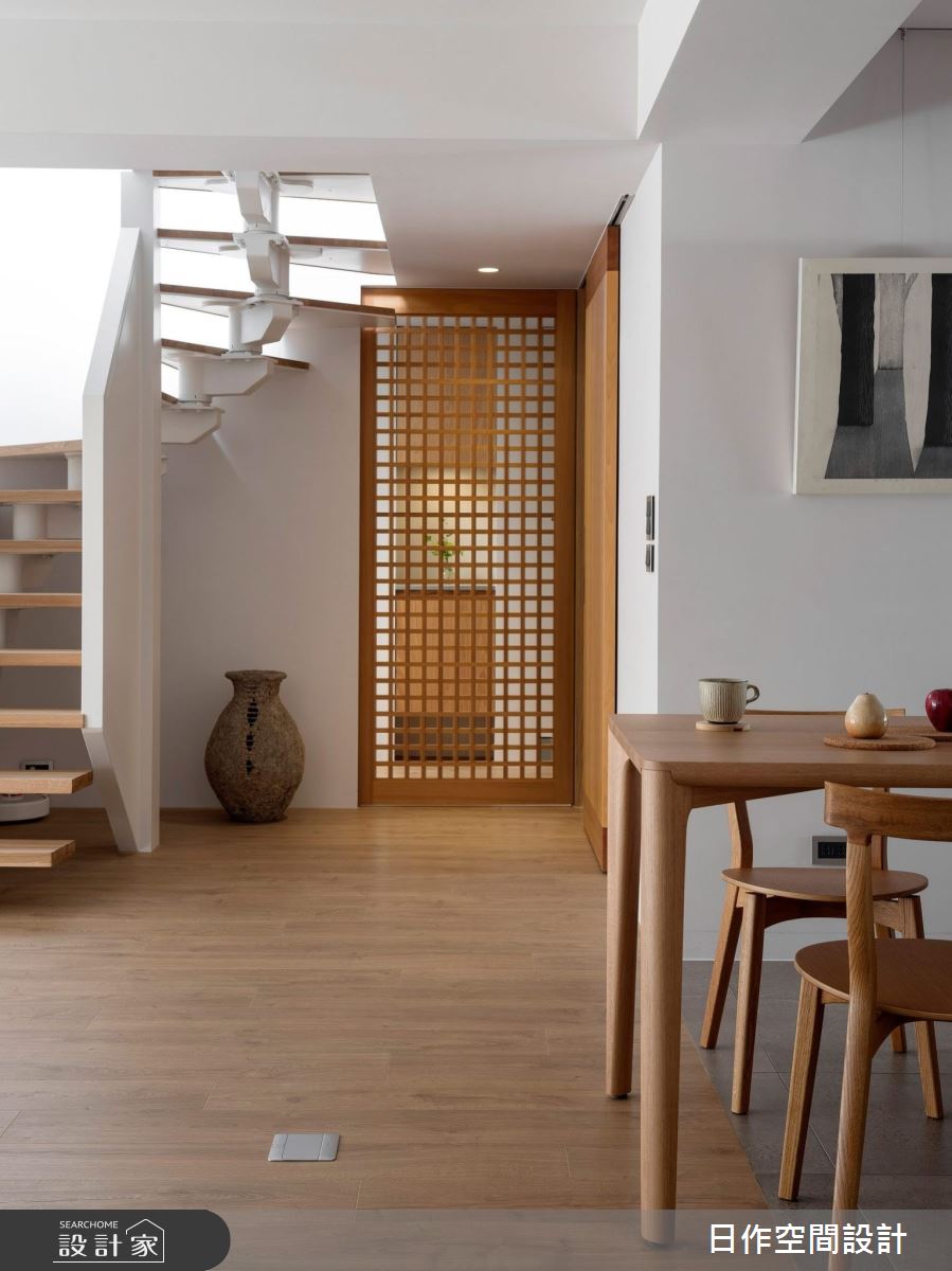 老屋(41~50年)＿日式無印風樓梯走廊案例圖片＿日作空間設計有限公司＿日作_34之13