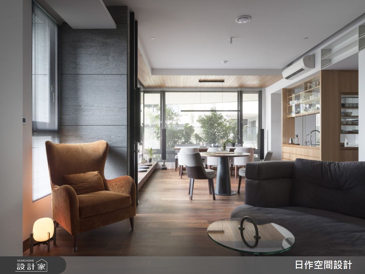 40坪中古屋(5~15年)＿簡約風客廳案例圖片＿日作空間設計有限公司＿日作_35之7