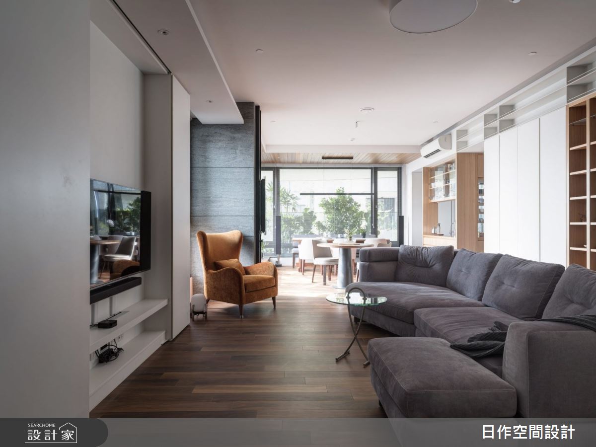 40坪中古屋(5~15年)＿簡約風客廳案例圖片＿日作空間設計有限公司＿日作_35之5