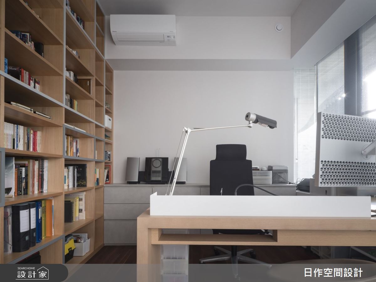 40坪中古屋(5~15年)＿簡約風書房案例圖片＿日作空間設計有限公司＿日作_35之31