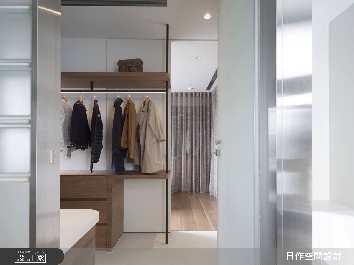 中古屋(5~15年)＿簡約風更衣間案例圖片＿日作空間設計有限公司＿日作_36之23