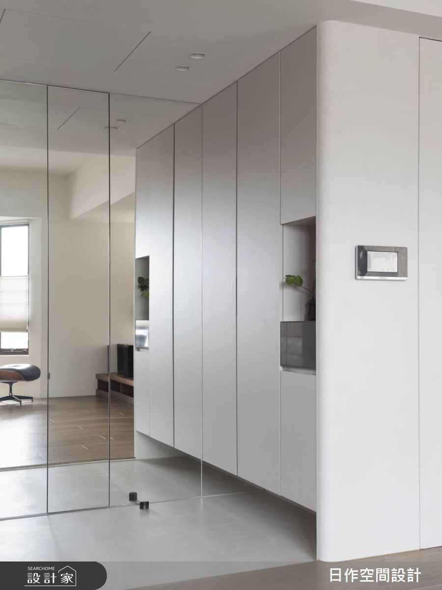 中古屋(5~15年)＿簡約風玄關案例圖片＿日作空間設計有限公司＿日作_36之4