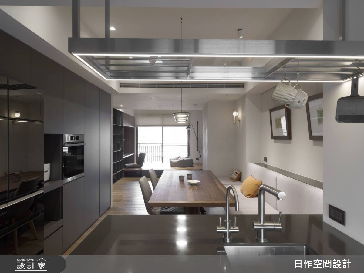 中古屋(5~15年)＿簡約風餐廳中島案例圖片＿日作空間設計有限公司＿日作_36之10