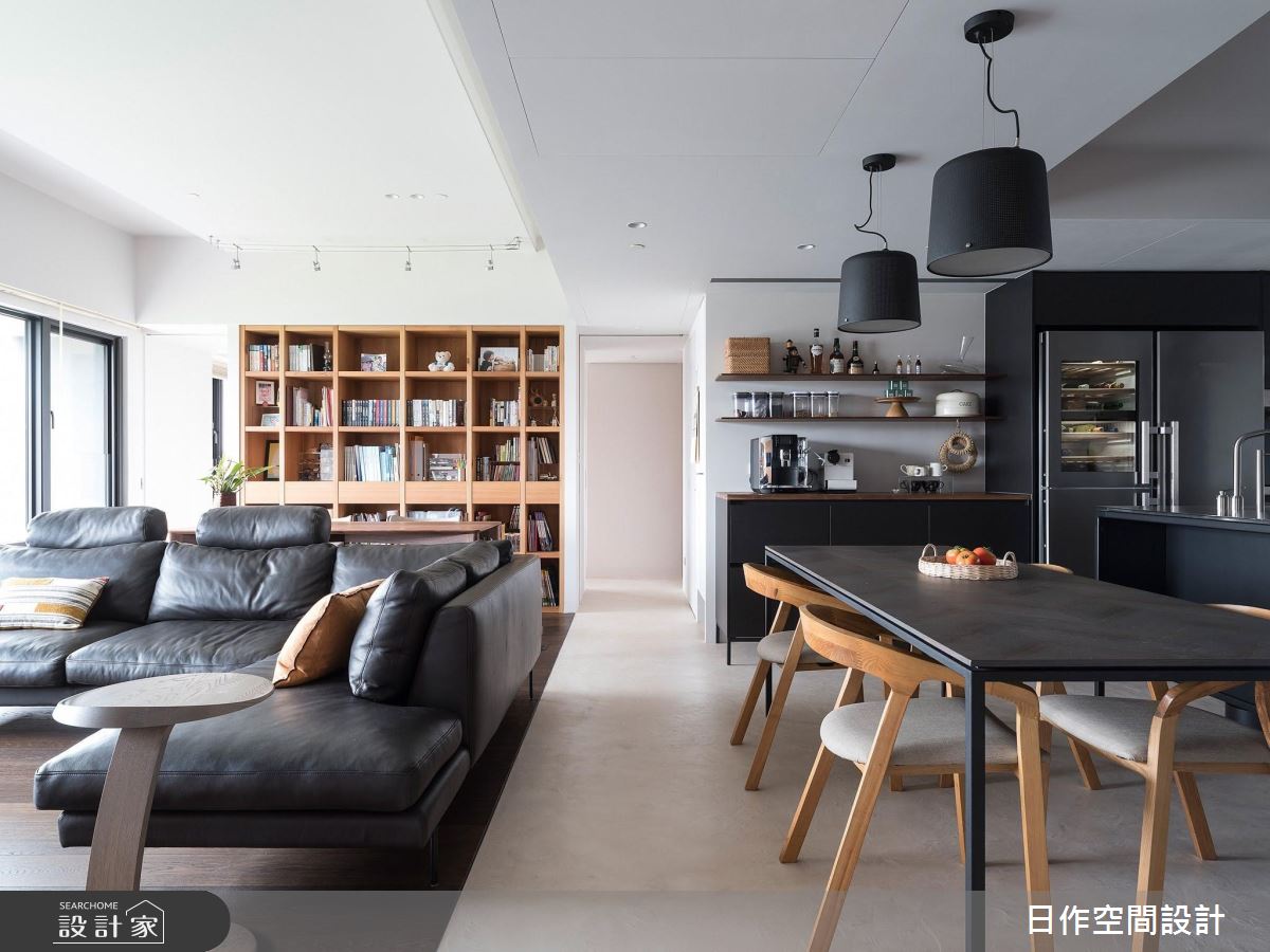 42坪新成屋(5年以下)＿簡約風客廳餐廳案例圖片＿日作空間設計有限公司＿日作_37之4