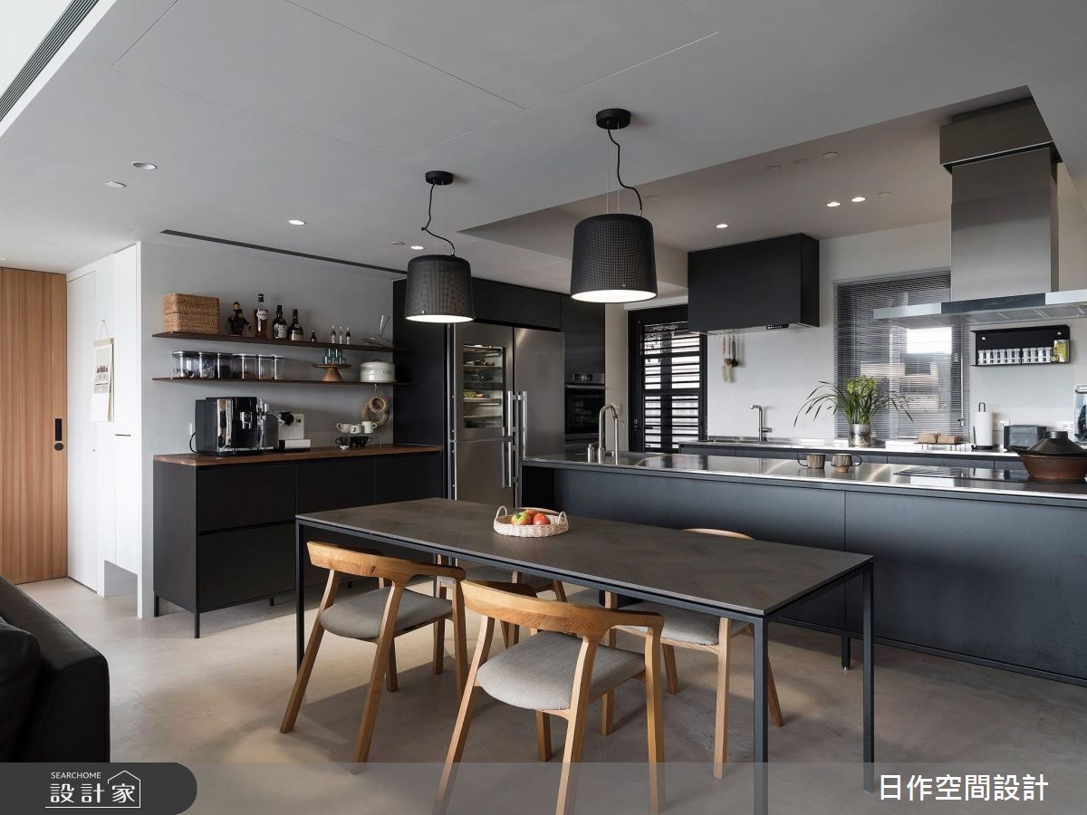 42坪新成屋(5年以下)＿簡約風餐廳中島案例圖片＿日作空間設計有限公司＿日作_37之14