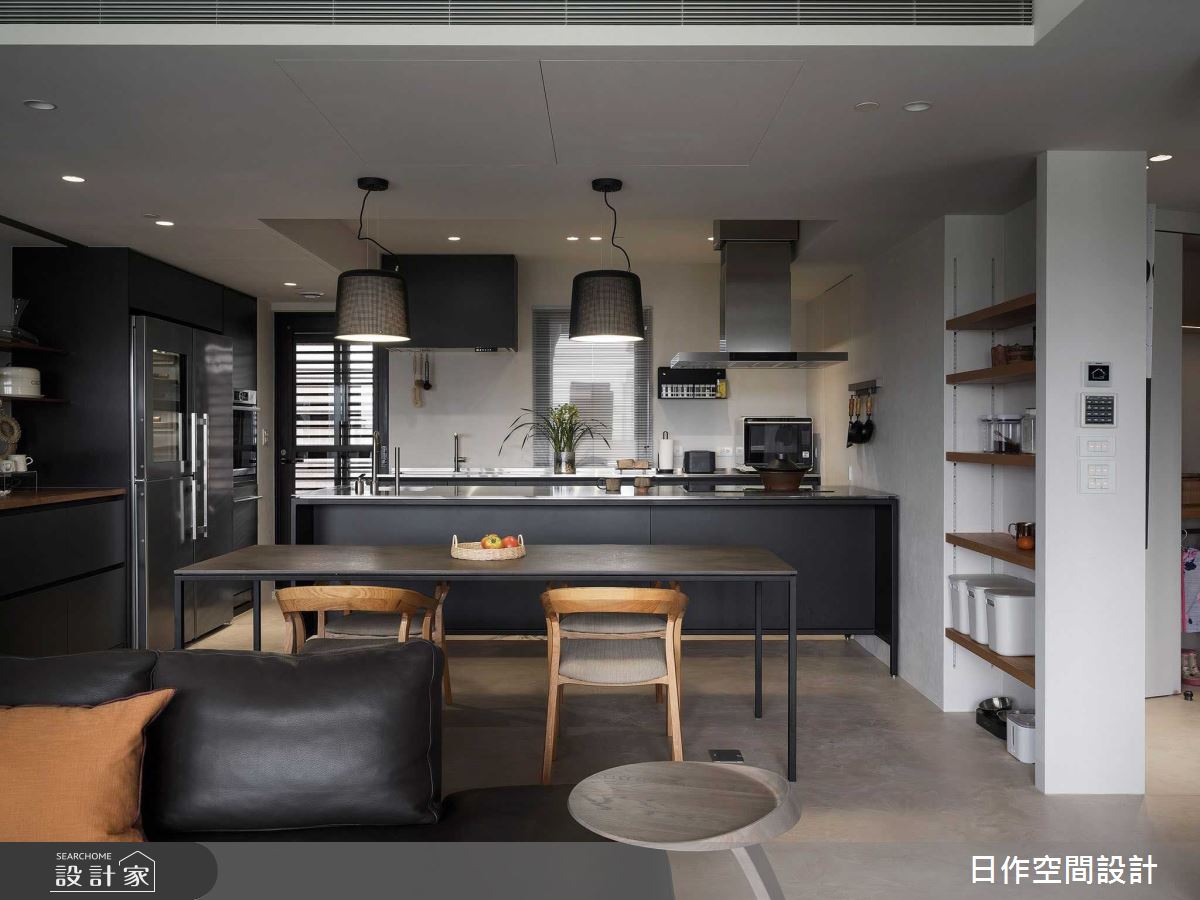 42坪新成屋(5年以下)＿簡約風餐廳中島案例圖片＿日作空間設計有限公司＿日作_37之15