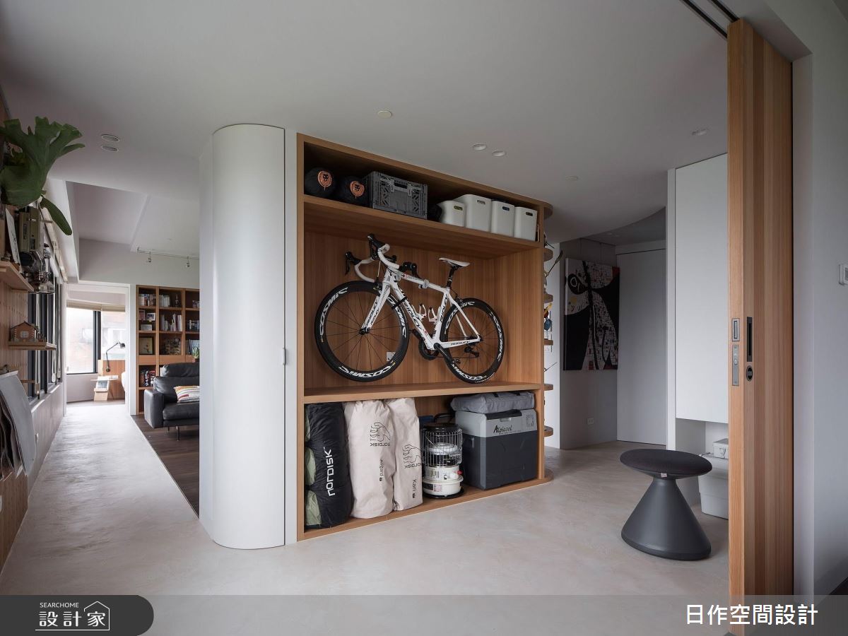42坪新成屋(5年以下)＿簡約風走廊儲藏室案例圖片＿日作空間設計有限公司＿日作_37之21