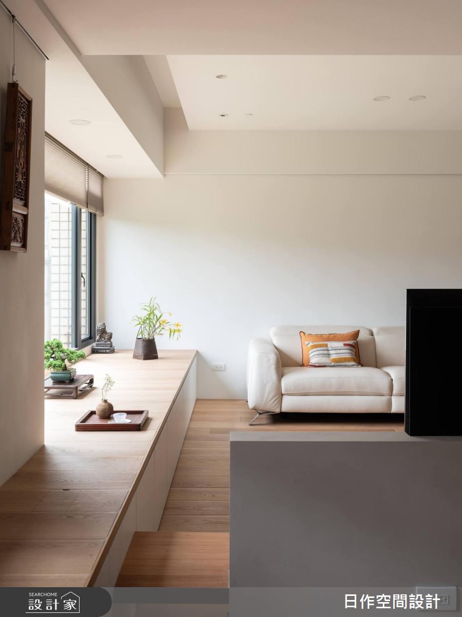 老屋(16~30年)＿日式無印風客廳案例圖片＿日作空間設計有限公司＿日作_43之23