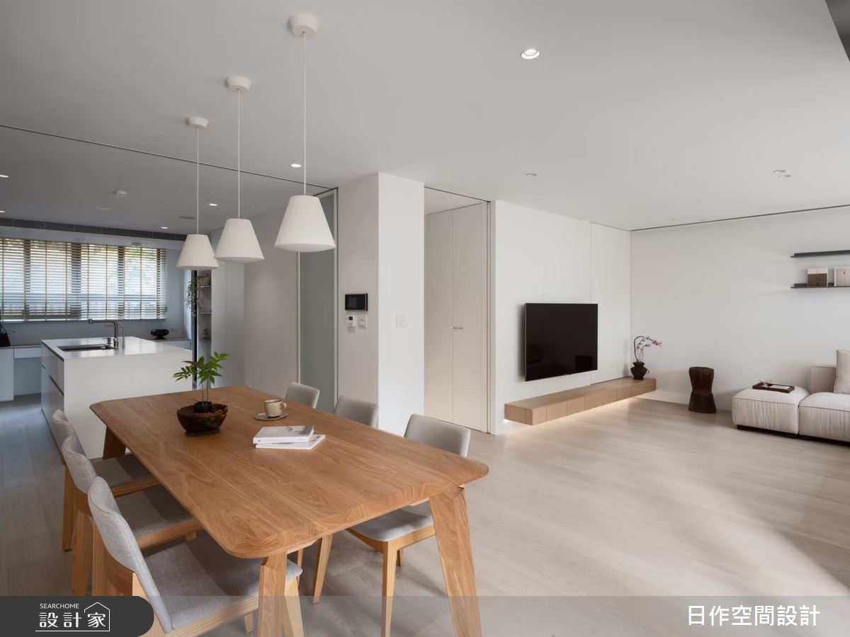 新成屋(5年以下)＿混搭風客廳餐廳中島案例圖片＿日作空間設計有限公司＿日作_44之12