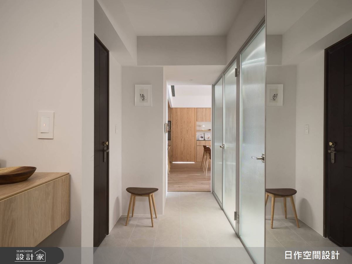 27坪新成屋(5年以下)＿日式無印風玄關案例圖片＿日作空間設計有限公司＿日作_46之1